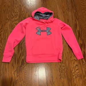 Under Armour size small hot pink Storm Breast Cancer hoodie
